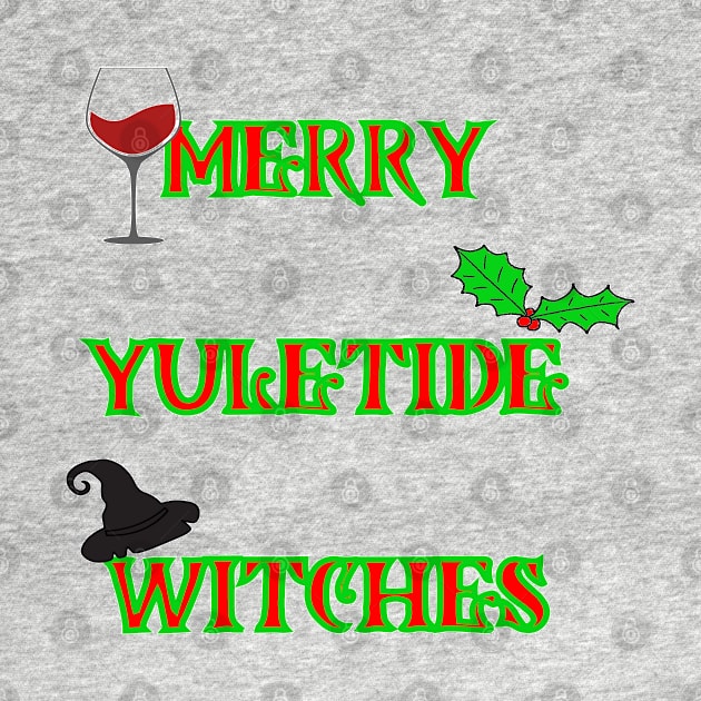 Merry Yuletide Witches, Christmas sweater style by Rattykins